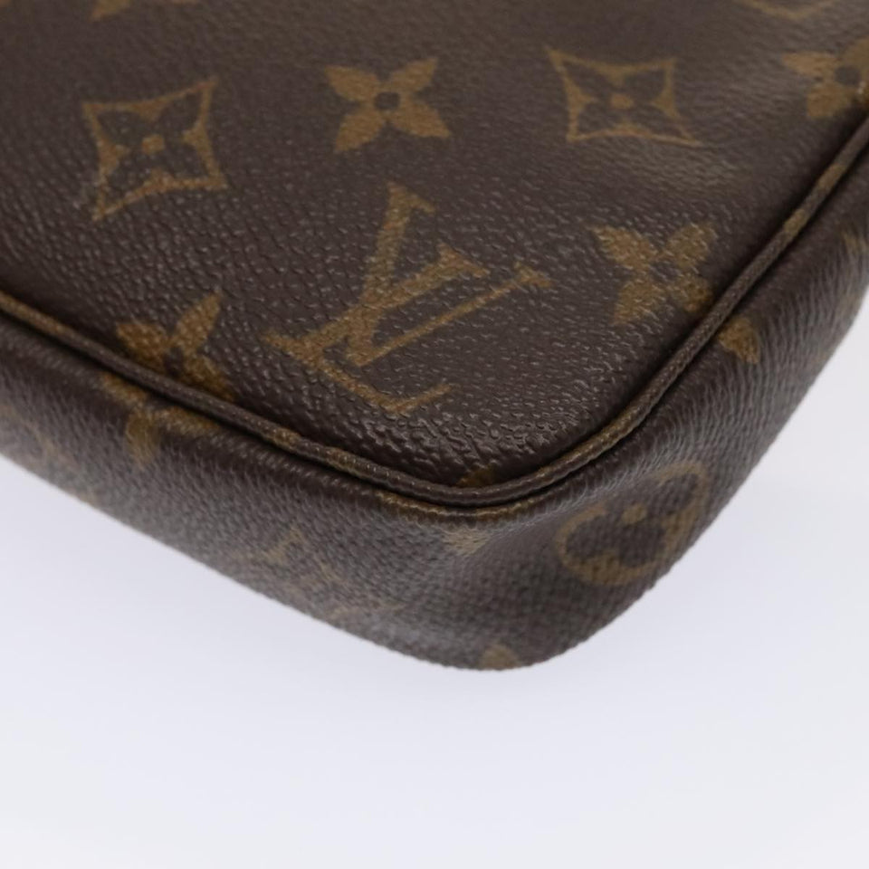 Louis Vuitton Pochette Accessoire  Canvas Clutch Bag