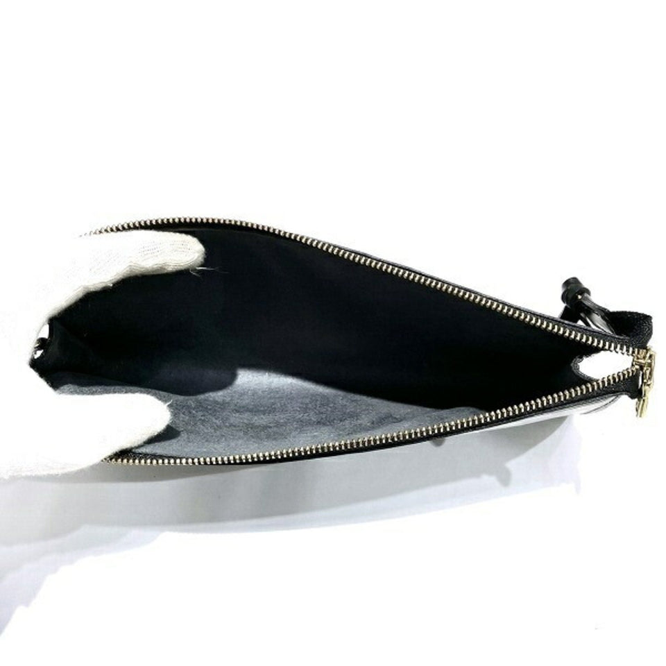 Louis Vuitton Pochette Accessoire  Leather Clutch Bag