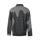 Louis Vuitton x NIGO 22SS Cotton Denim Jacket 48 Mens Black RM221M Monogram tagged