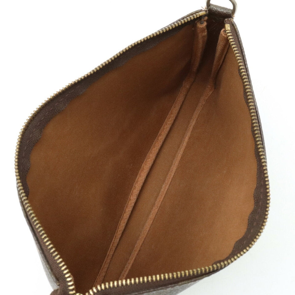 Louis Vuitton Pochette Accessoire  Canvas Clutch Bag