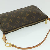 Louis Vuitton Pochette Accessoire  Canvas Clutch Bag