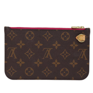 Louis Vuitton Neverfull Pouch  Canvas Clutch Bag