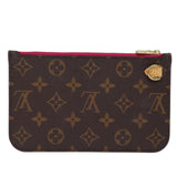 Louis Vuitton Neverfull Pouch  Canvas Clutch Bag