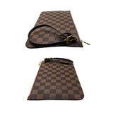 Louis Vuitton Damier Ebene Neverfull MM GM Pochette Wristlet