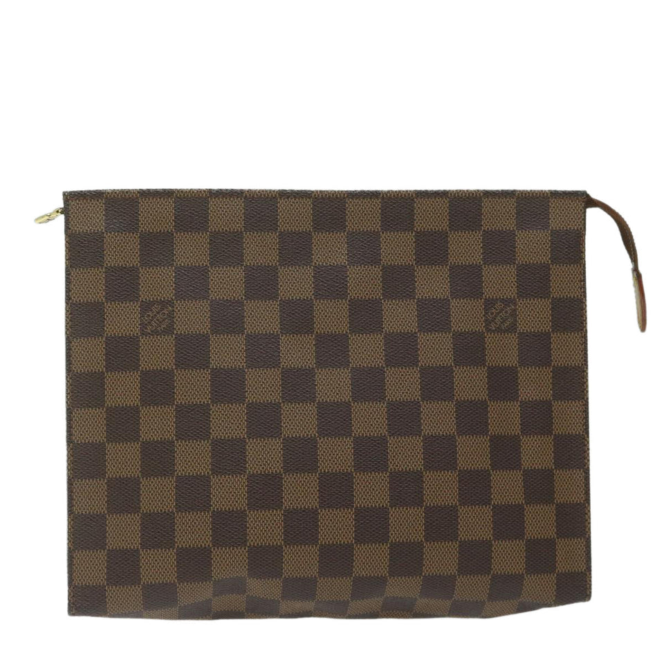 Louis Vuitton Poche Toilette  Canvas Clutch Bag