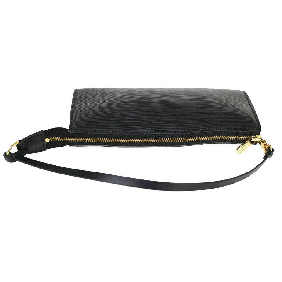 Louis Vuitton Pochette Accessoires  Leather Clutch Bag