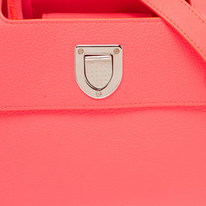 Dior Neon Orange Leather Small Diorever Tote