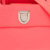 Dior Neon Orange Leather Small Diorever Tote