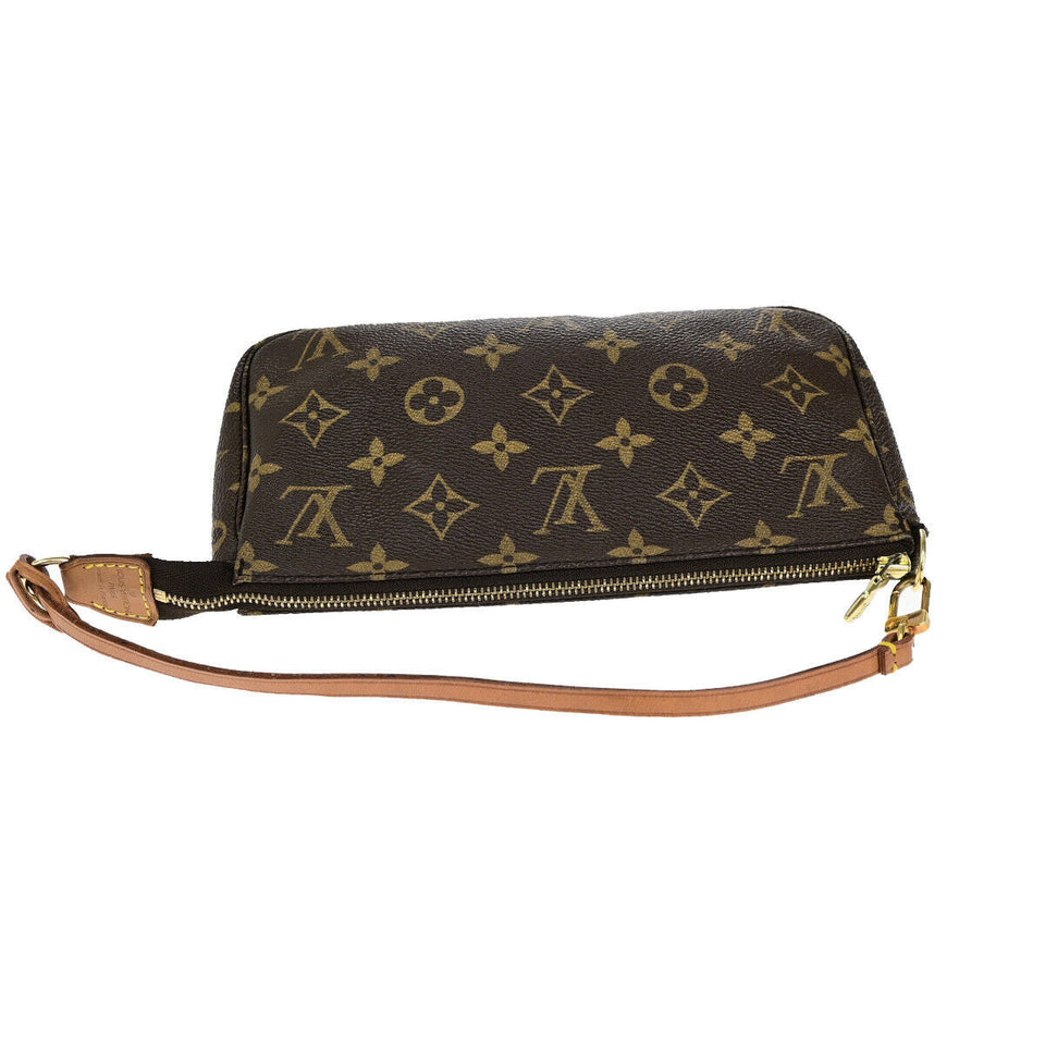Louis Vuitton Pochette Accessoires  Canvas Clutch Bag