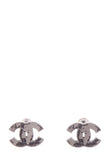 Chanel '13 CC Globe Gunmetal Earrings