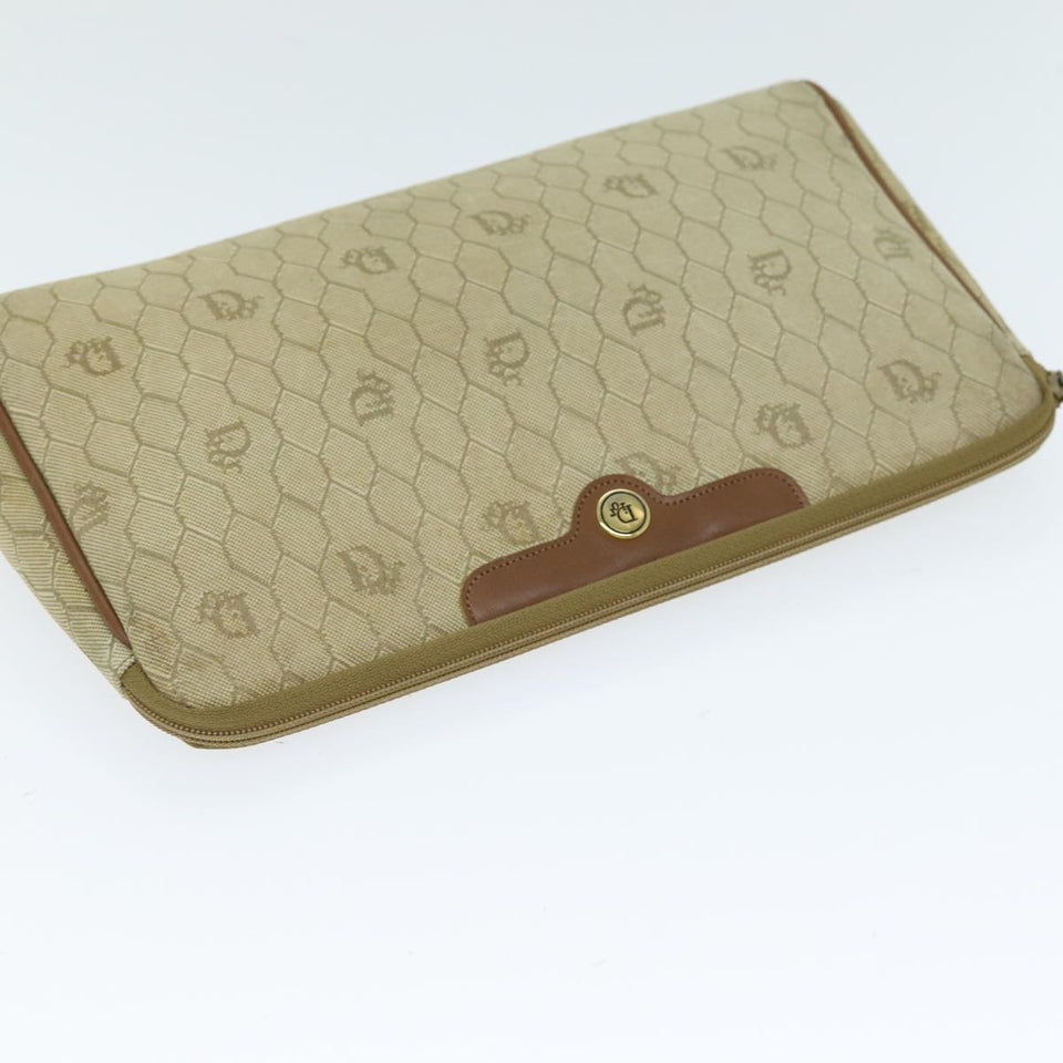 Dior Honeycomb  Canvas Clutch Bag