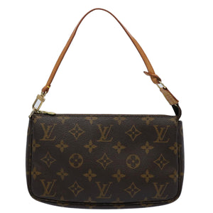Louis Vuitton Pochette Accessoires  Canvas Clutch Bag