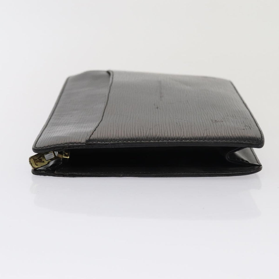 Louis Vuitton Epi Pochette Homme Clutch Bag Black Noir