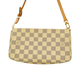 Louis Vuitton Pochette Accessoire  Canvas Clutch Bag