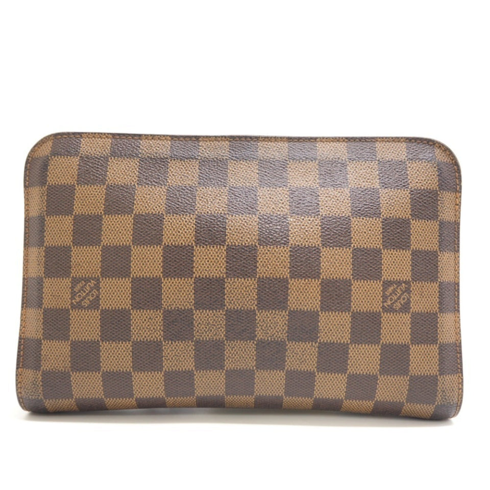 Louis Vuitton Saint Louis  Leather Clutch Bag
