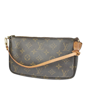 Louis Vuitton Pochette Accessoires  Canvas Clutch Bag
