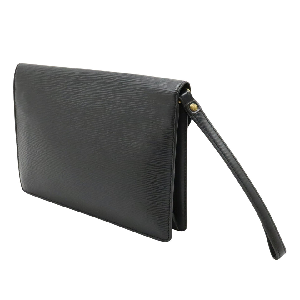 Louis Vuitton Sellier Drangonne  Leather Clutch Bag