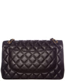 Chanel Black Caviar Classic Jumbo  Double Flap GHW Handbag