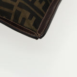 Fendi Zucca  Canvas Clutch Bag