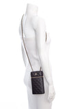 Chanel 2020 Black Caviar Quilted Phone Case On Chain Handbag