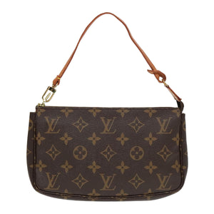 Louis Vuitton Pochette Accessoire  Canvas Clutch Bag