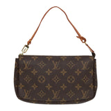 Louis Vuitton Pochette Accessoire  Canvas Clutch Bag