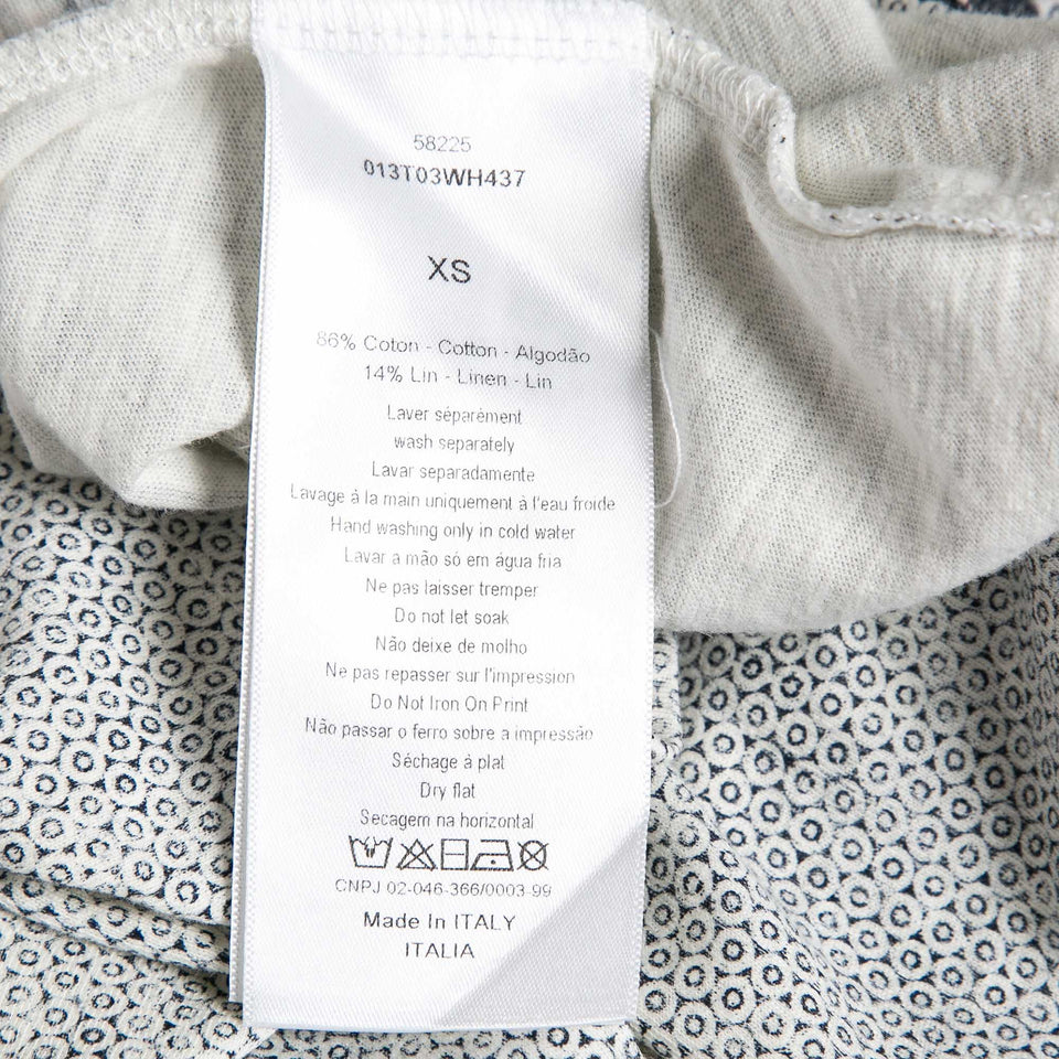 Dior White L'amoureux Print Cotton T-Shirt