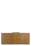 Women's Midnight Leather Clutch in Brown | 697655EAAB6 Color 7732