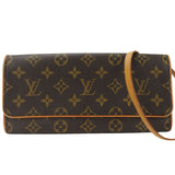 Louis Vuitton Pochette Twin  Canvas Clutch Bag