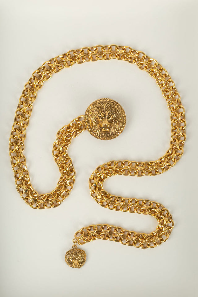 Ceinture "tête de lion" Chanel