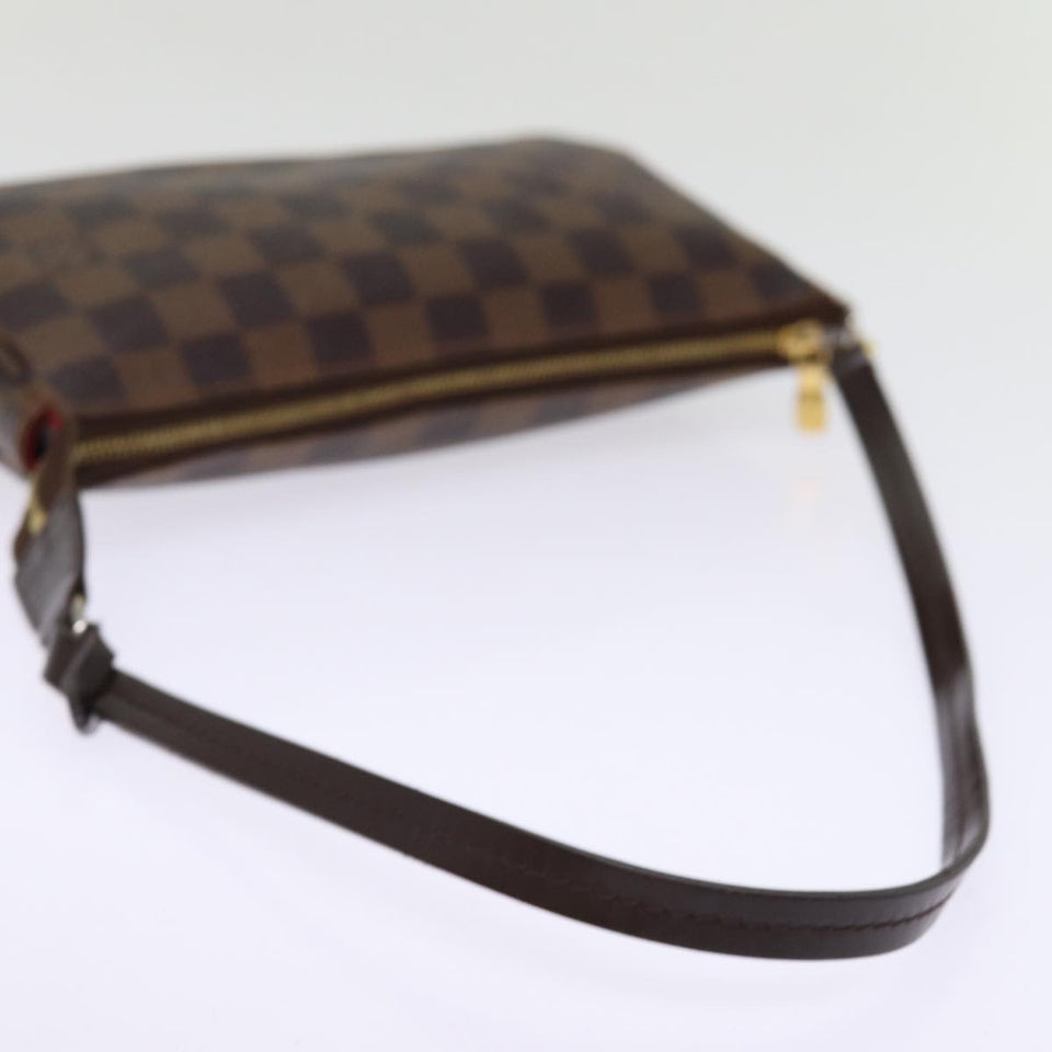 Louis Vuitton Pochette Accessoire  Canvas Clutch Bag