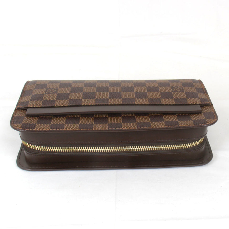 Louis Vuitton Saint Louis  Canvas Clutch Bag