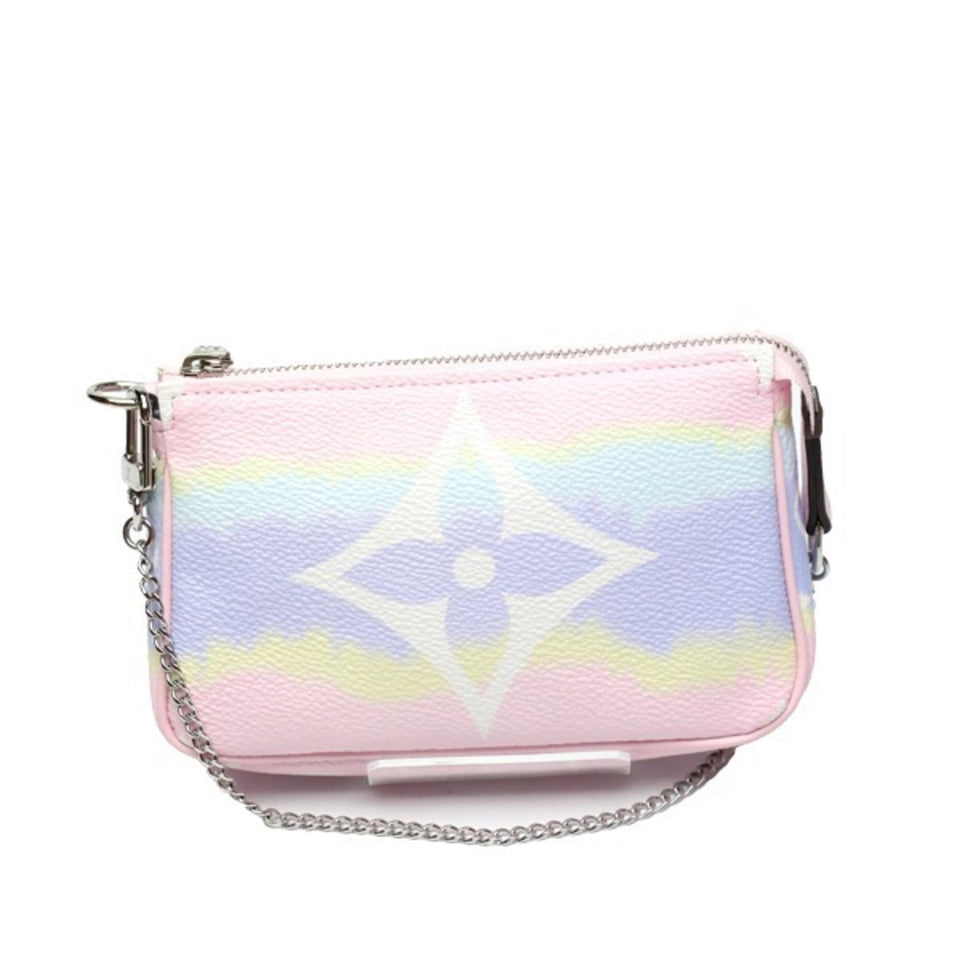 Louis Vuitton Mini Pochette Accessoires  Canvas Clutch Bag