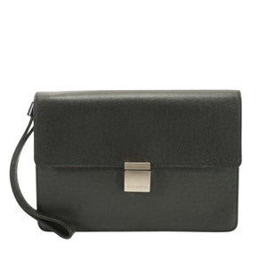Louis Vuitton Selenga  Leather Clutch Bag
