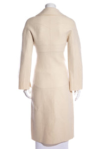 Chanel Cream FW '98 Coat SZ 38