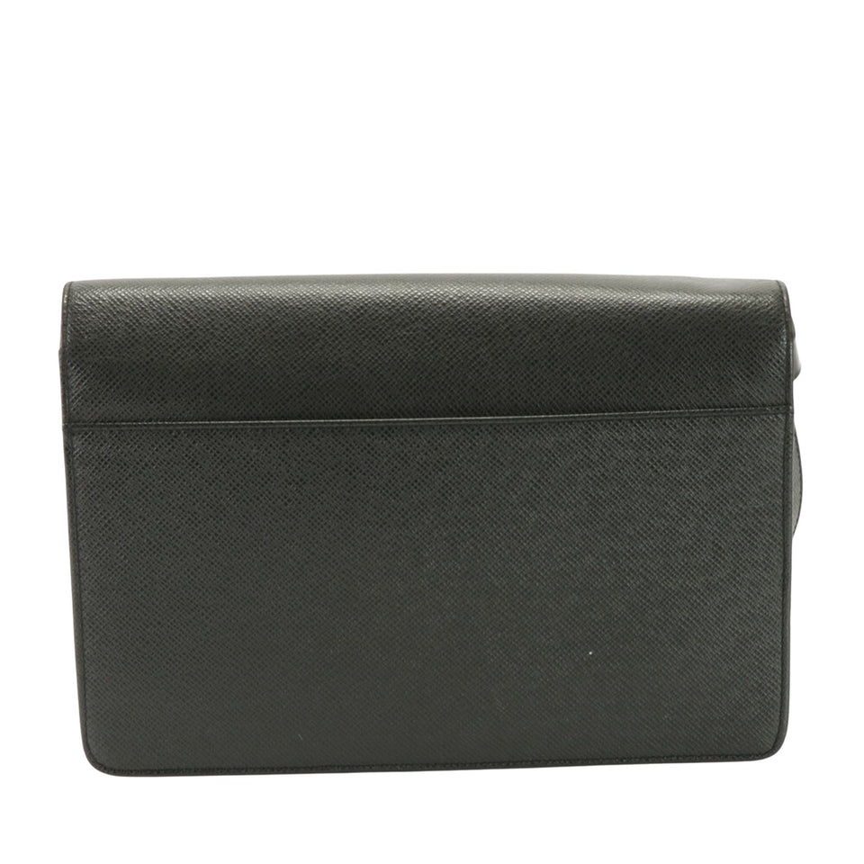 Louis Vuitton Selenga  Leather Clutch Bag