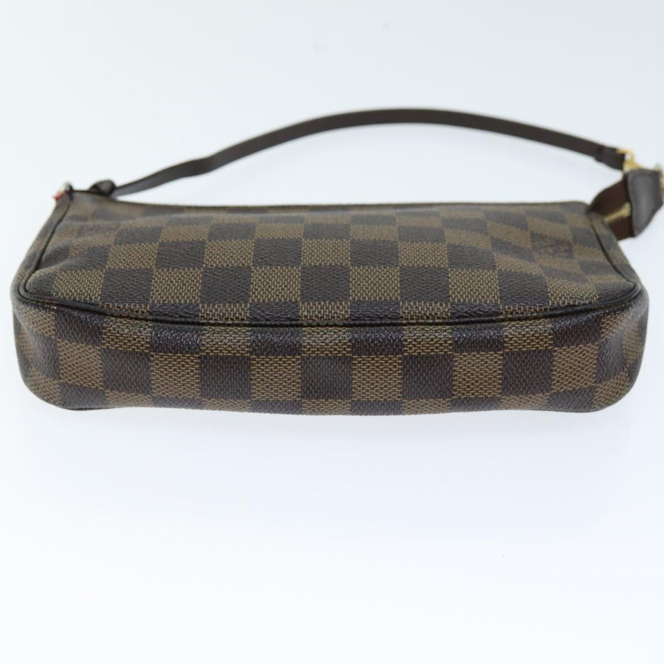 Louis Vuitton Pochette Accessoire  Canvas Clutch Bag