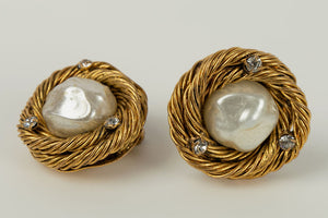 Boucles d'oreilles nid Chanel 1984