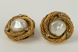 Boucles d'oreilles nid Chanel 1984