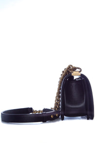 Chanel Black Small Boy Bag GHW Handbag