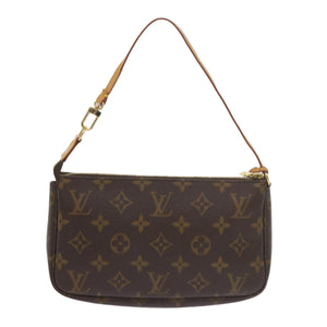 Louis Vuitton Pochette Accessoire  Canvas Clutch Bag