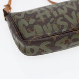 Louis Vuitton Pochette Accessoire  Canvas Clutch Bag