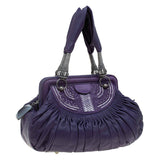 Dior Pleated Leather Plisse Satchel