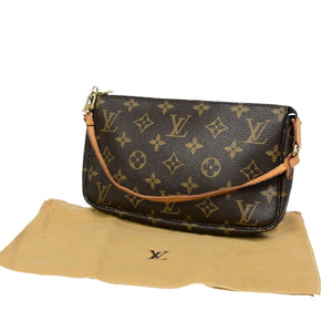 Louis Vuitton Pochette Accessoires  Canvas Clutch Bag
