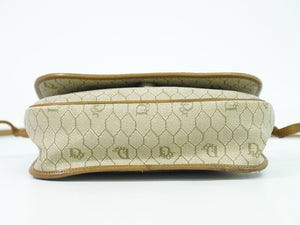 Dior Honeycomb  Canvas Shoulder Bag