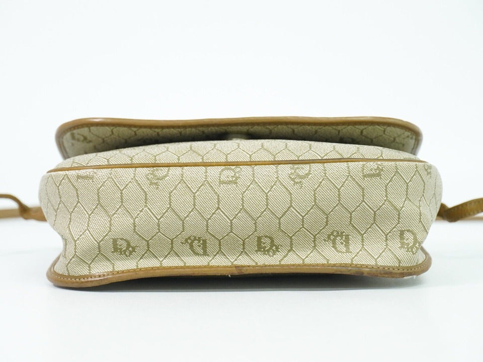Dior Honeycomb  Canvas Shoulder Bag