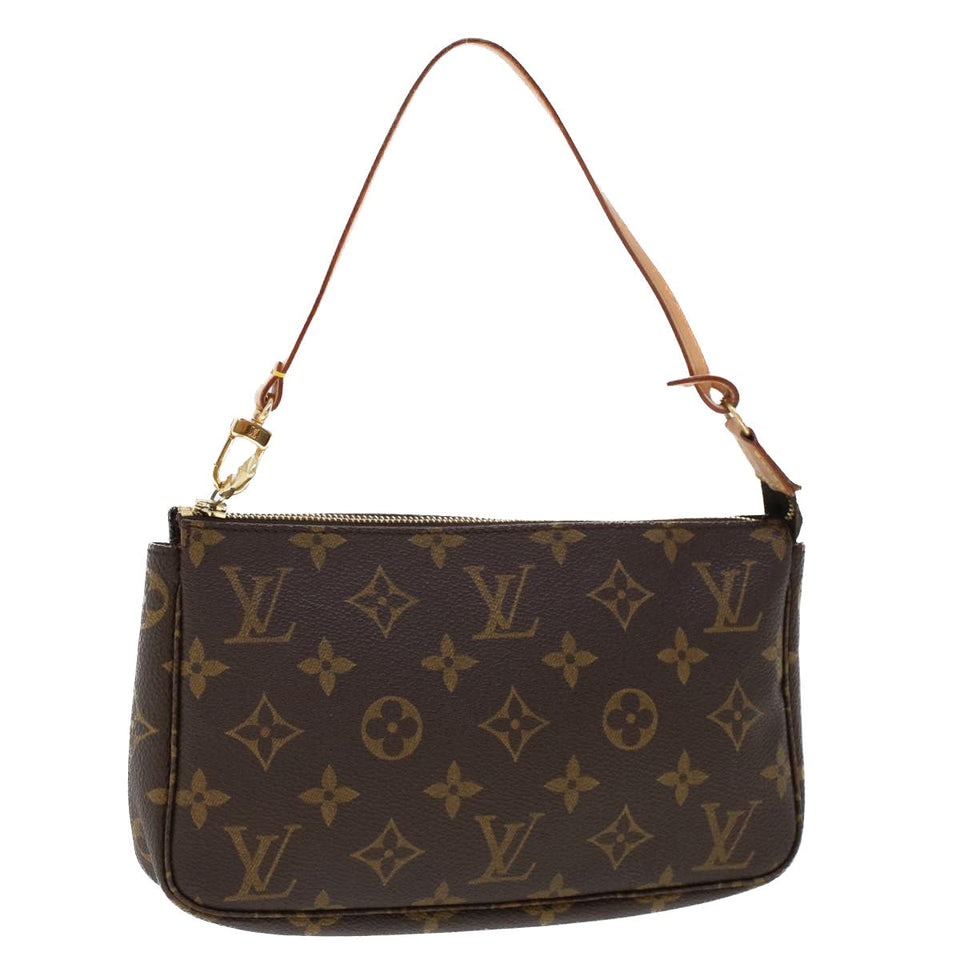 Louis Vuitton Pochette Accessoire  Canvas Clutch Bag