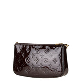 Louis Vuitton Pochette Accessoire  Patent Leather Clutch Bag