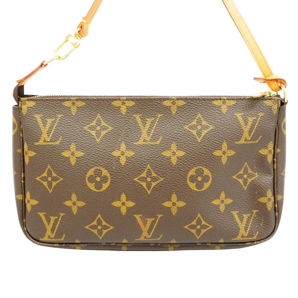 Louis Vuitton Pochette Accessoires  Canvas Clutch Bag