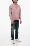 Dior Cashmere Blend DIAMOND V Neck Sweater